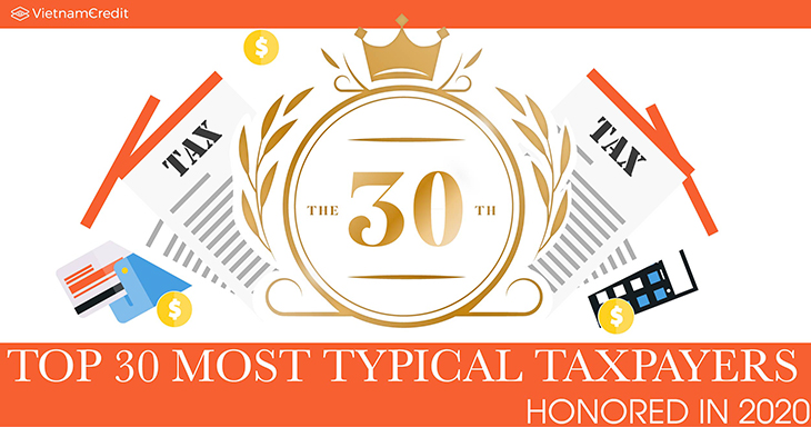 TOP 30 MOST TYPICAL TAXPAYERS HONORED IN 2020